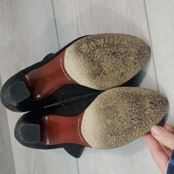 Sam Edelman Womens Shay Suede Heels Boots shoes sz 8M - Picture 10 of 13